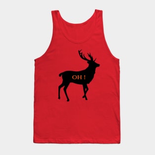 Deer on Christmas best Gift for Christmas Tank Top